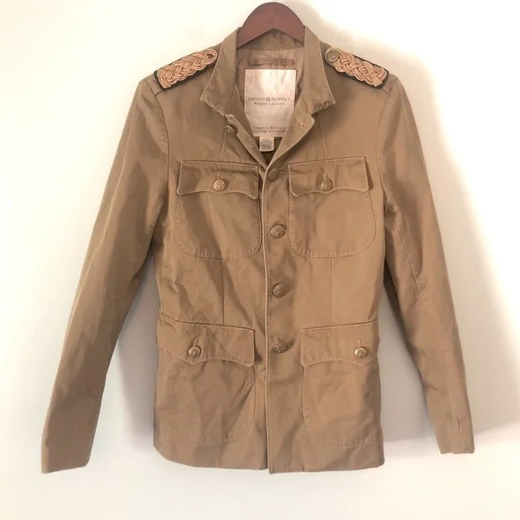 Denim & Supply Ralph Lauren Czar Officer Military Jacket - Picture 2 of 8